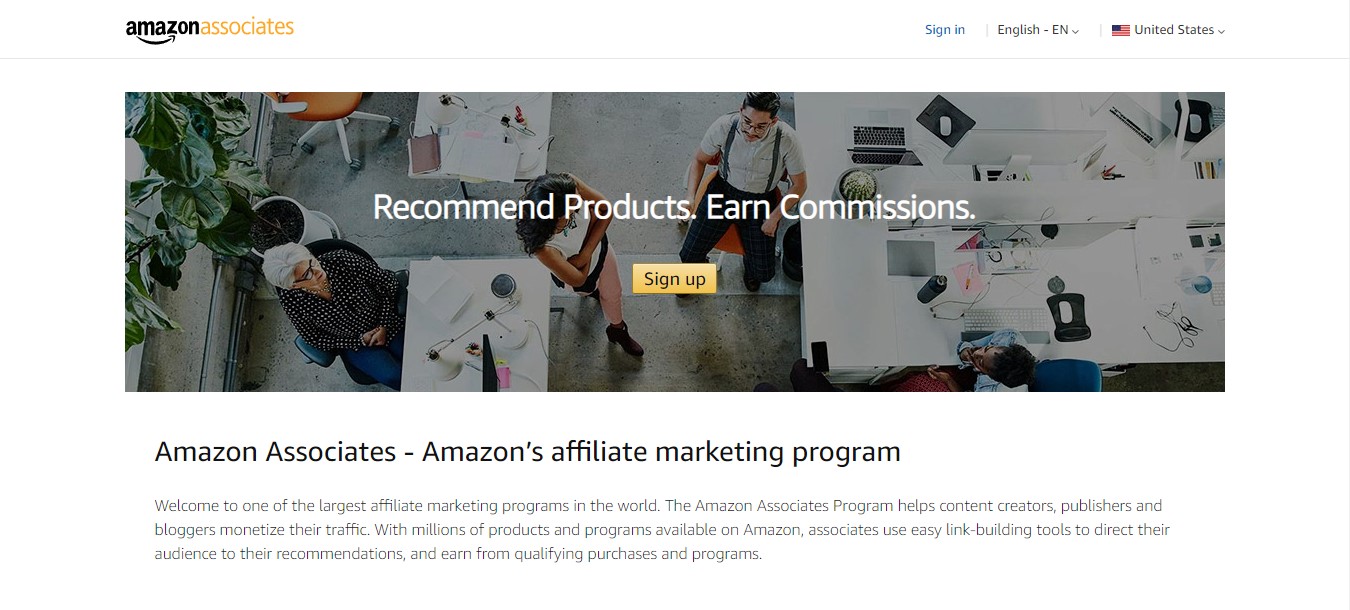 amazon affiliates