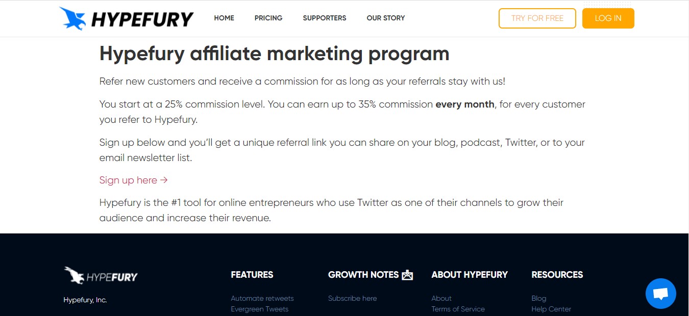 hypefury affiliates