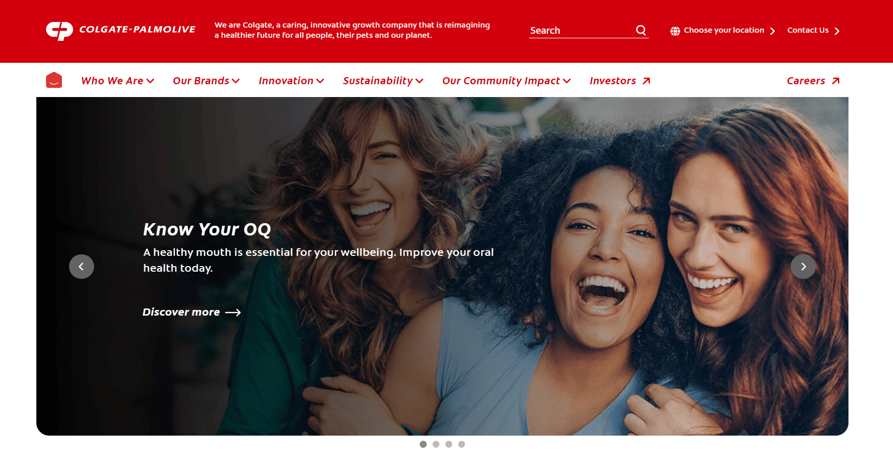 Sitio web de Colgate-Palmolive (India) Ltd