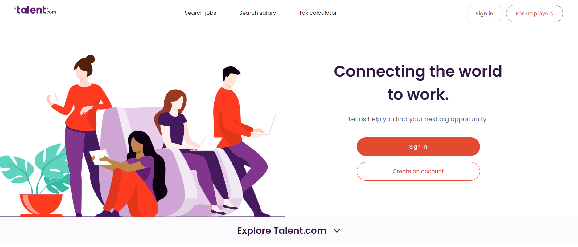 Talent website