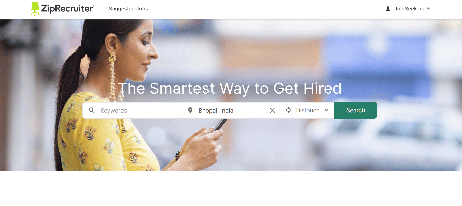 ZipRecruiter Website | Best job search sites in India