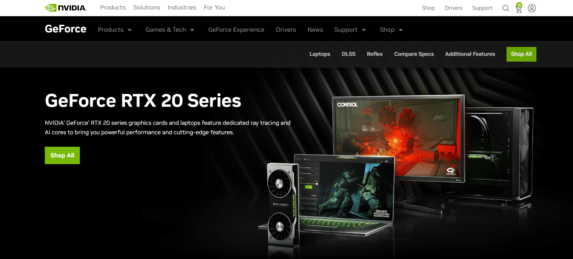 NVIDIA GeForce RTX 2080 Super page