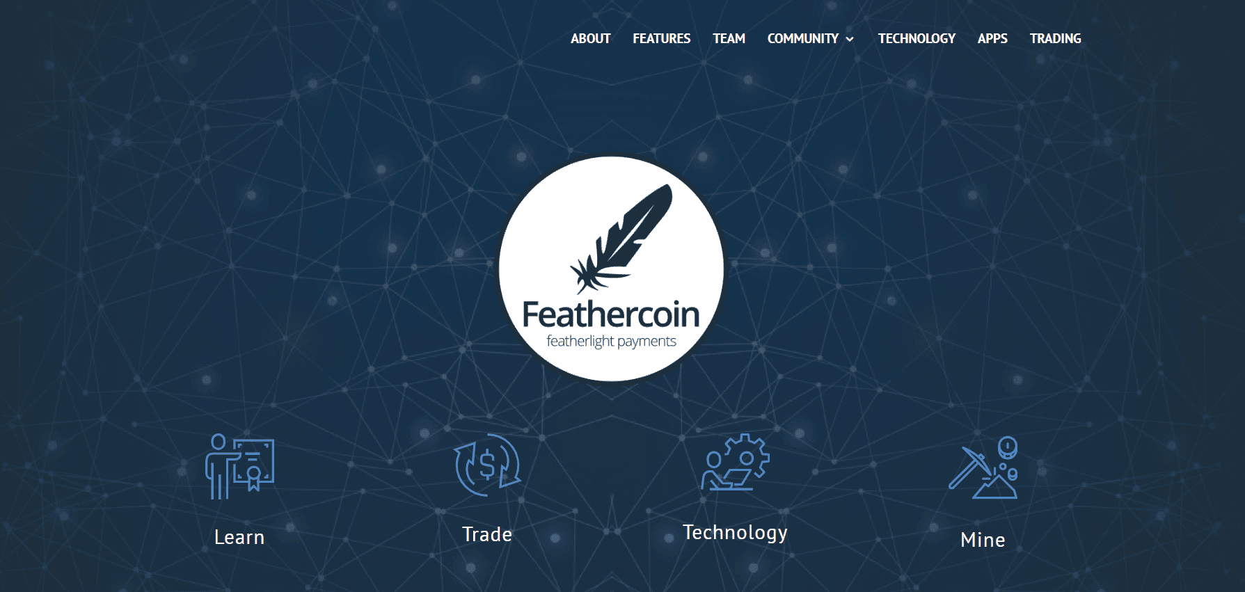 Feathercoin website